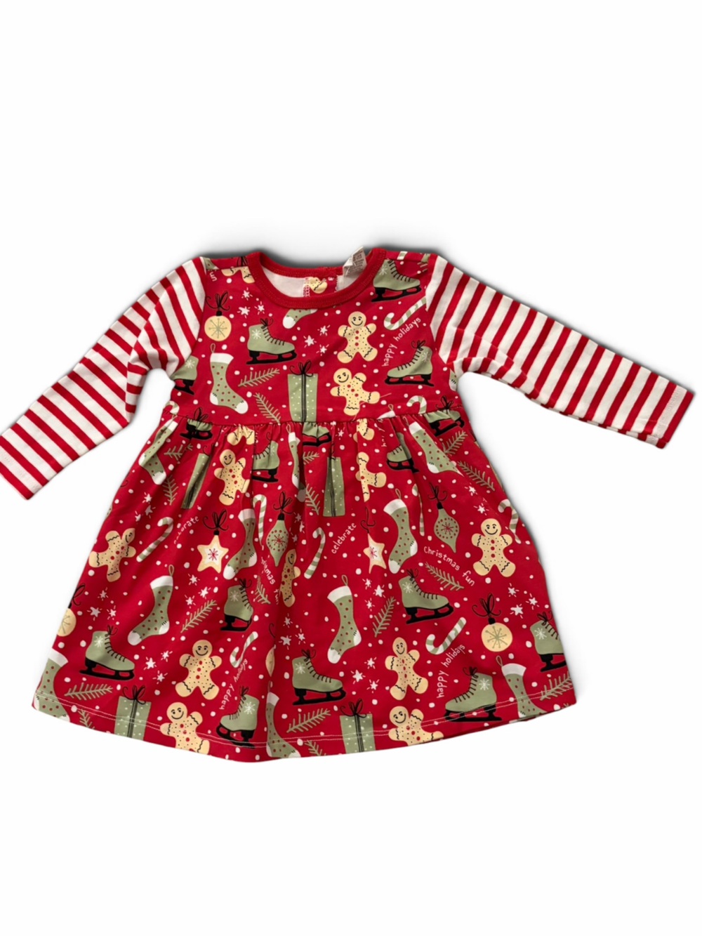 Tesa Babe Adorable Christmas Holiday Bamboo Dress NWT 12-18M